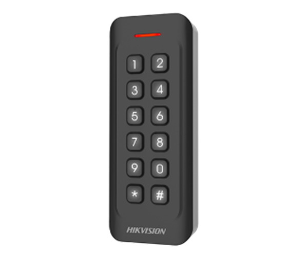 【?？低旾C密碼門禁讀卡器】海康威視HIKVISION數字鍵盤門禁IC讀卡器DS-K1802MK