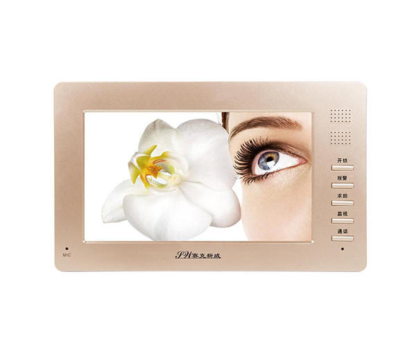 【樓宇可視對講系統設備】樓宇對講十大品牌賽克新威7寸彩色可視室內機SW21S76金